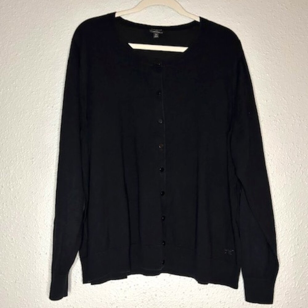 Talbots Black Cardigan Size 3X